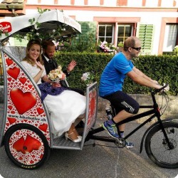 109 Hochzeits Rikscha