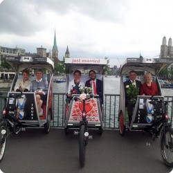 115 Hochzeits Rikscha