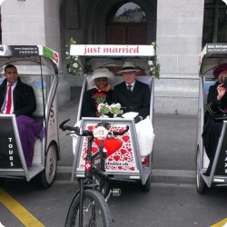 117 Hochzeits Rikscha
