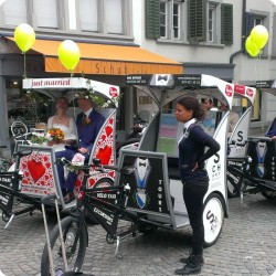 118 Hochzeits Rikscha